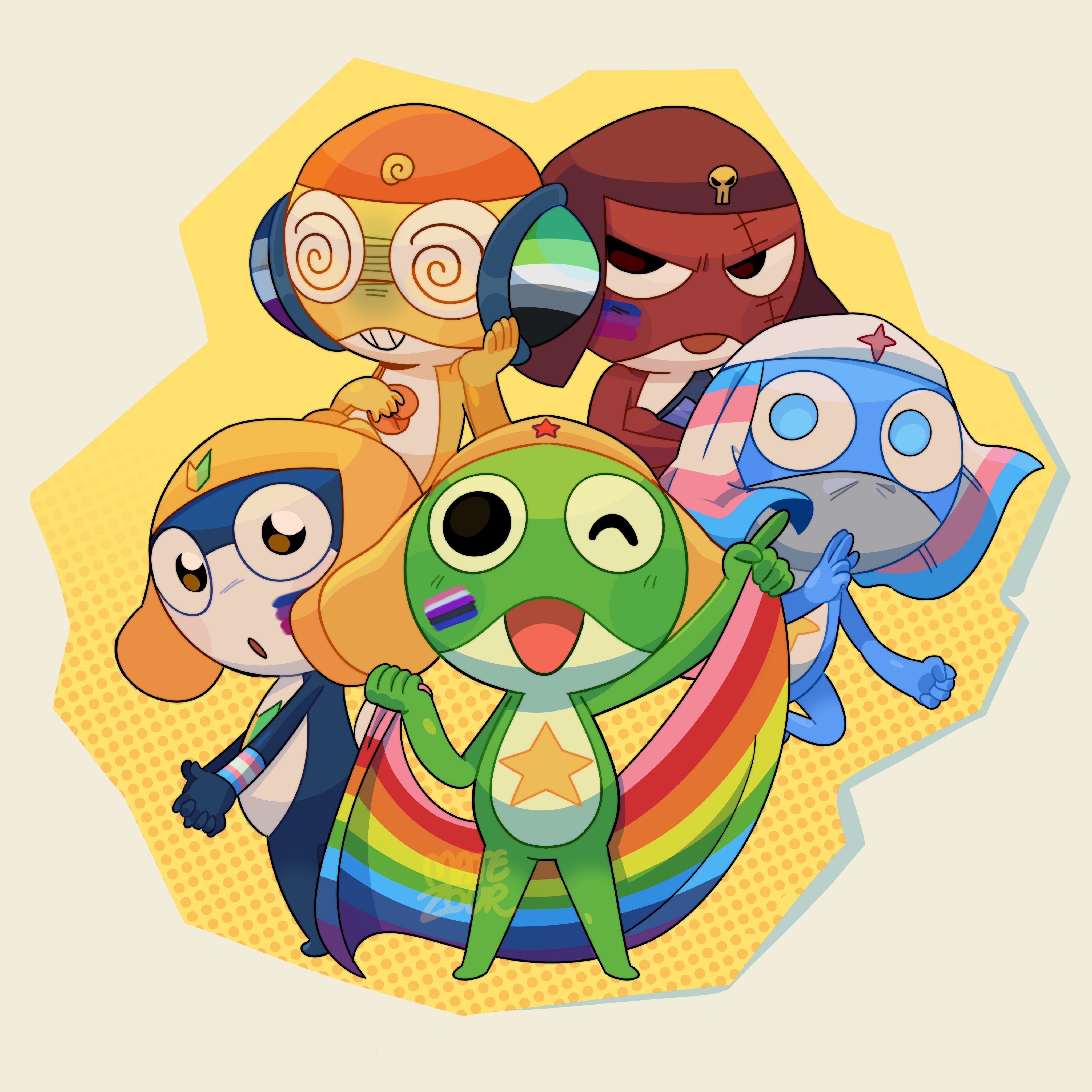 4096x4096 Sgt. Frog Wallpaper