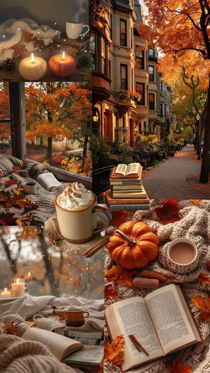 736x1308 Cozy fall wallpaper background. Fall phone background, Fall winter vibes, Fall college wallpaper