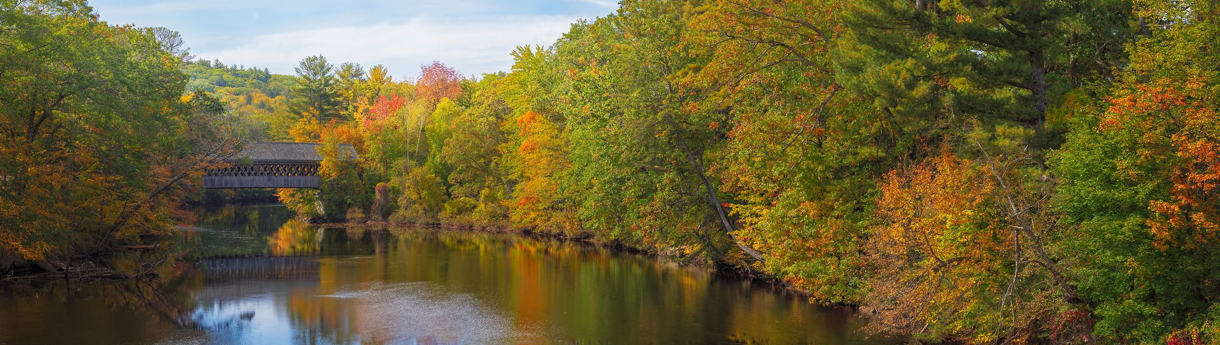 2400x680 New England Wallpaper photo