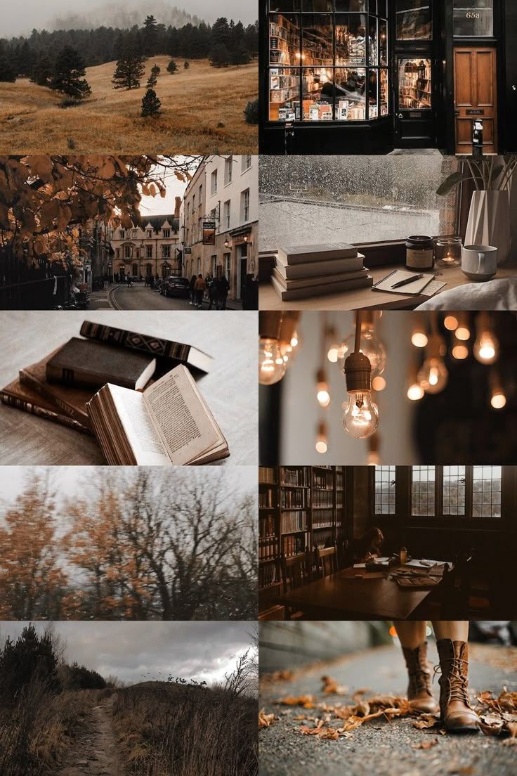 736x1104 Dark Academia Cozy Autumn Wallpaper