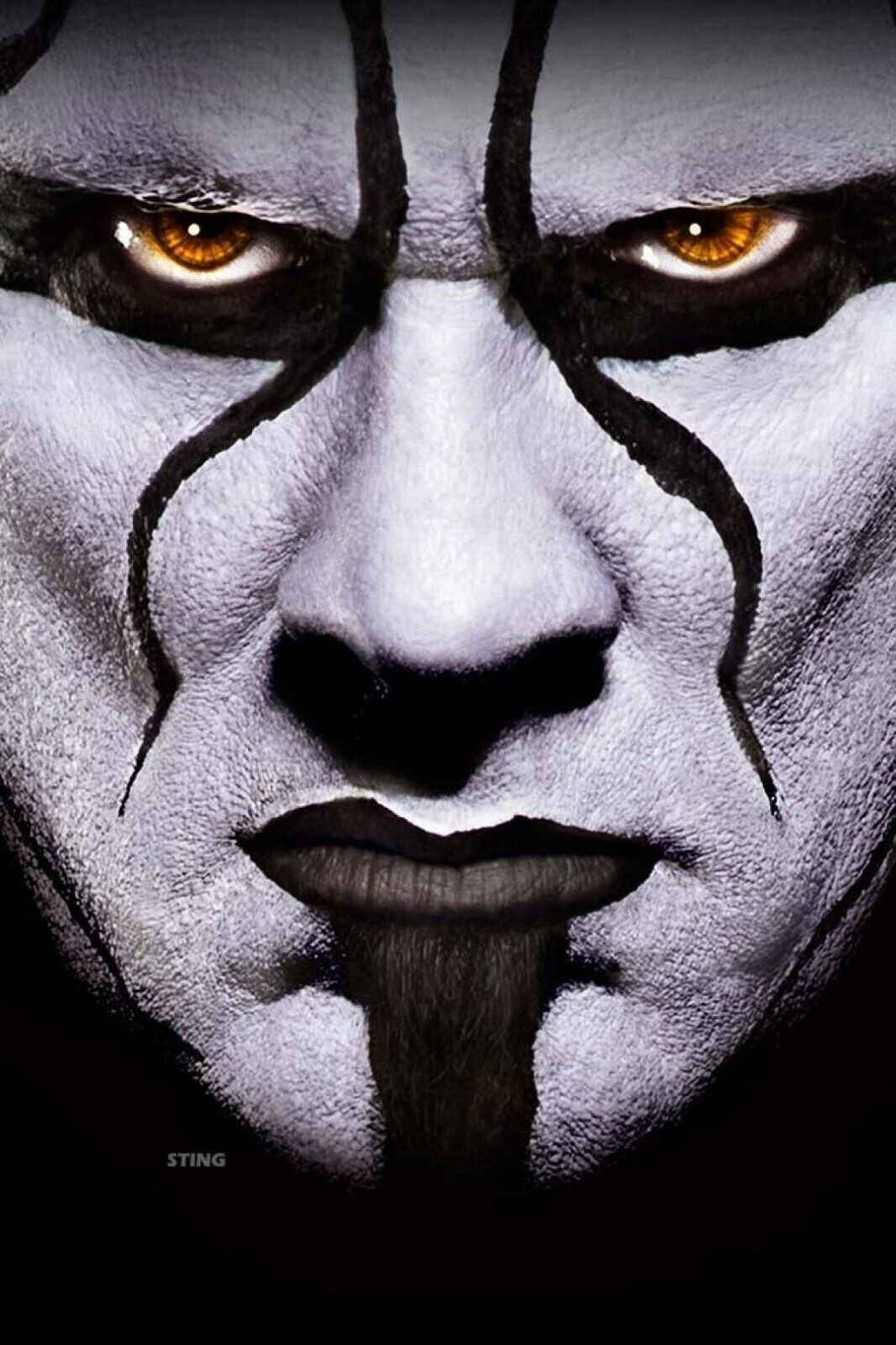 1066x1600 Poster Sting Wrestling Poster Iconic Wwe Legend Wall Art