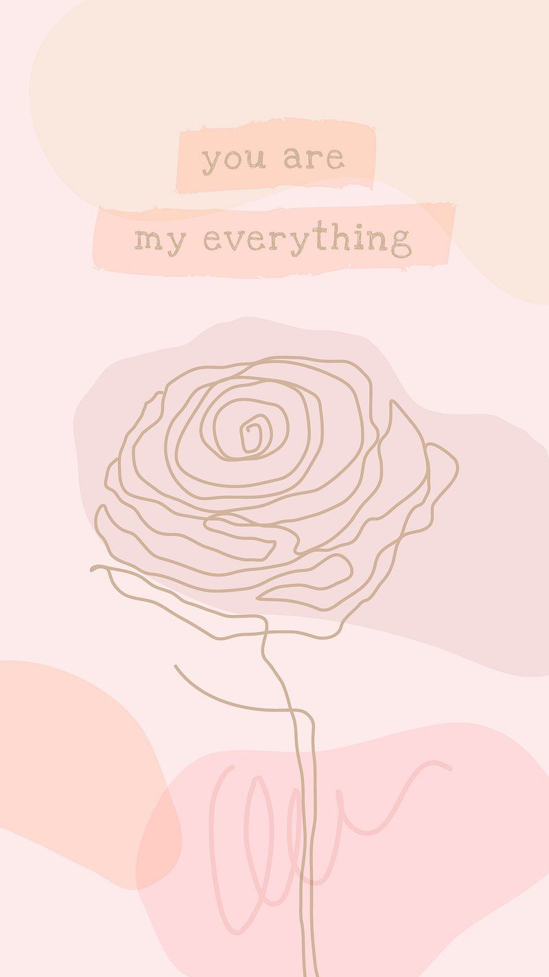 800x1422 Beautiful flower wallpaper quote pink