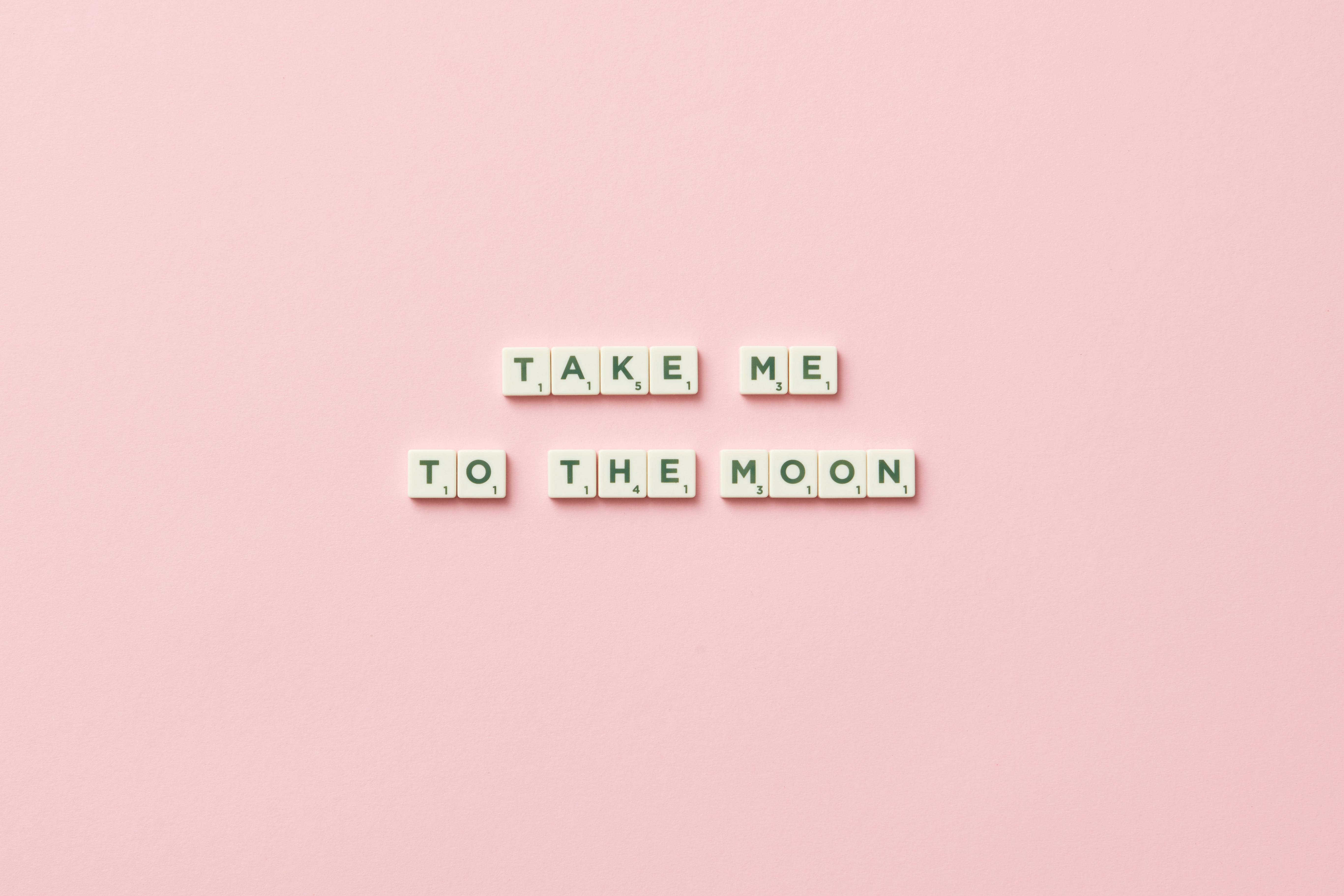 5467x3645 Pink Quote Desktop Wallpaper