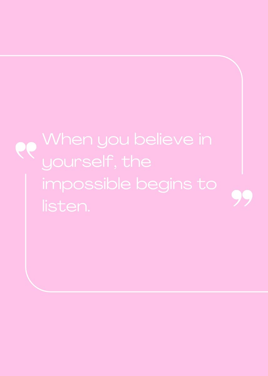 857x1200 Inspirational Quote on Pink Background