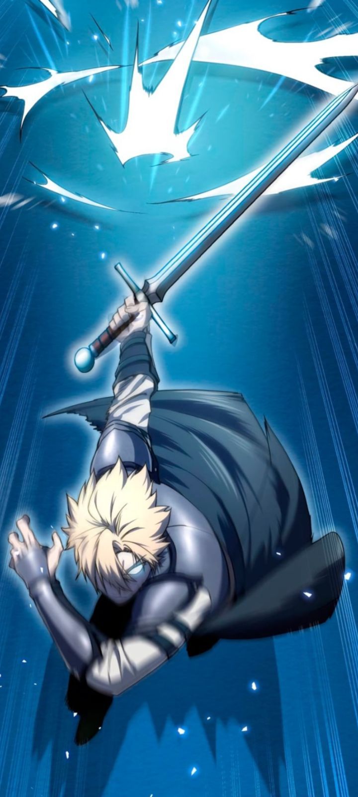 720x1600 The Stellar Swordmaster Wallpaper