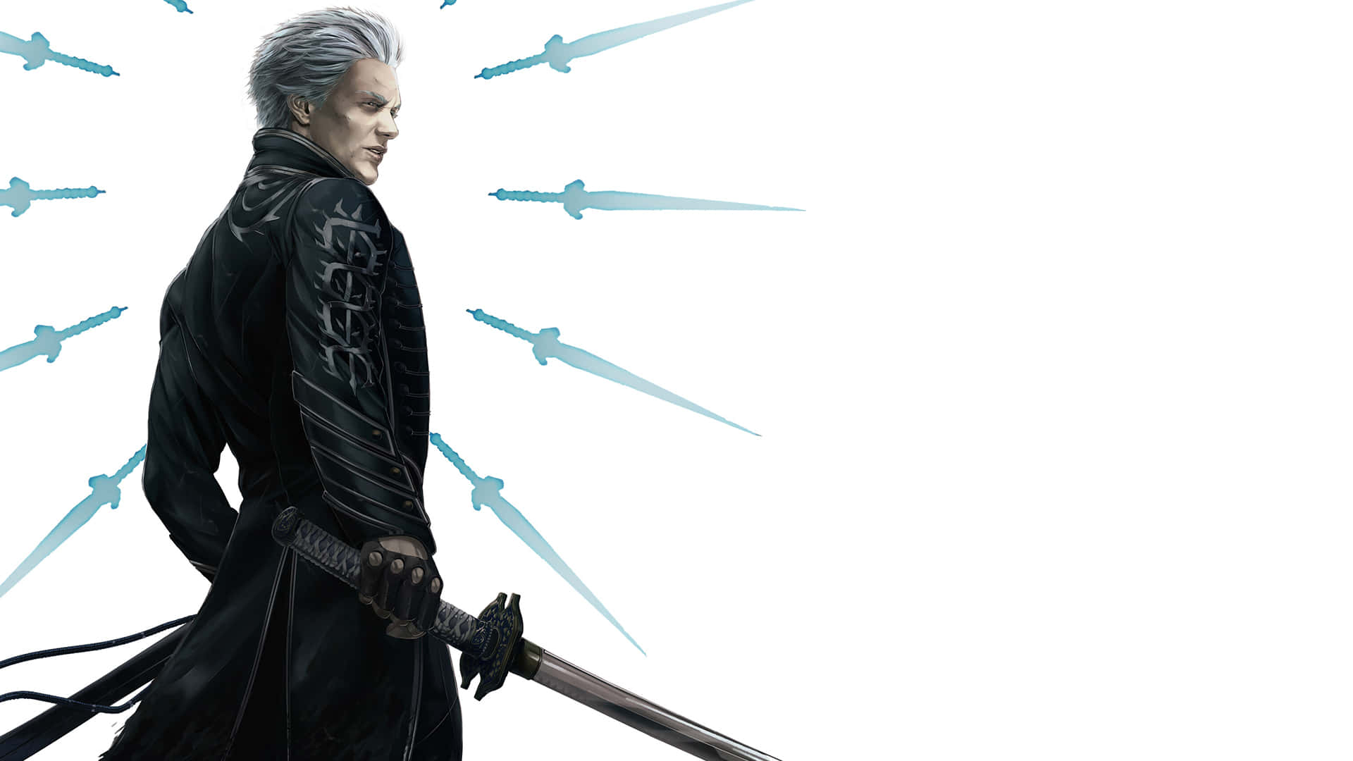 1920x1080 Download Vergil Swordmaster Artwork Wallpaper