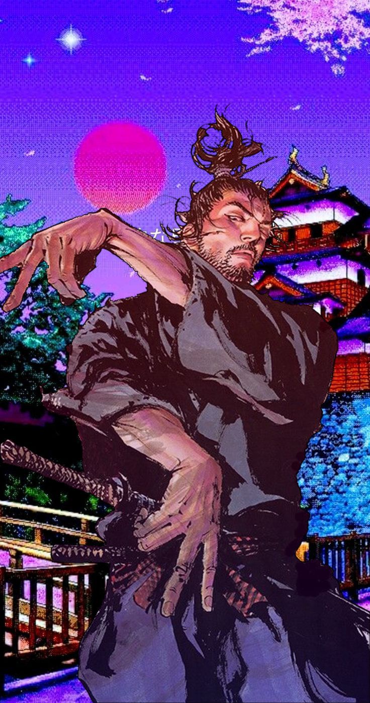 736x1399 Miyamoto Musashi Vagabond Phone Wallpaper