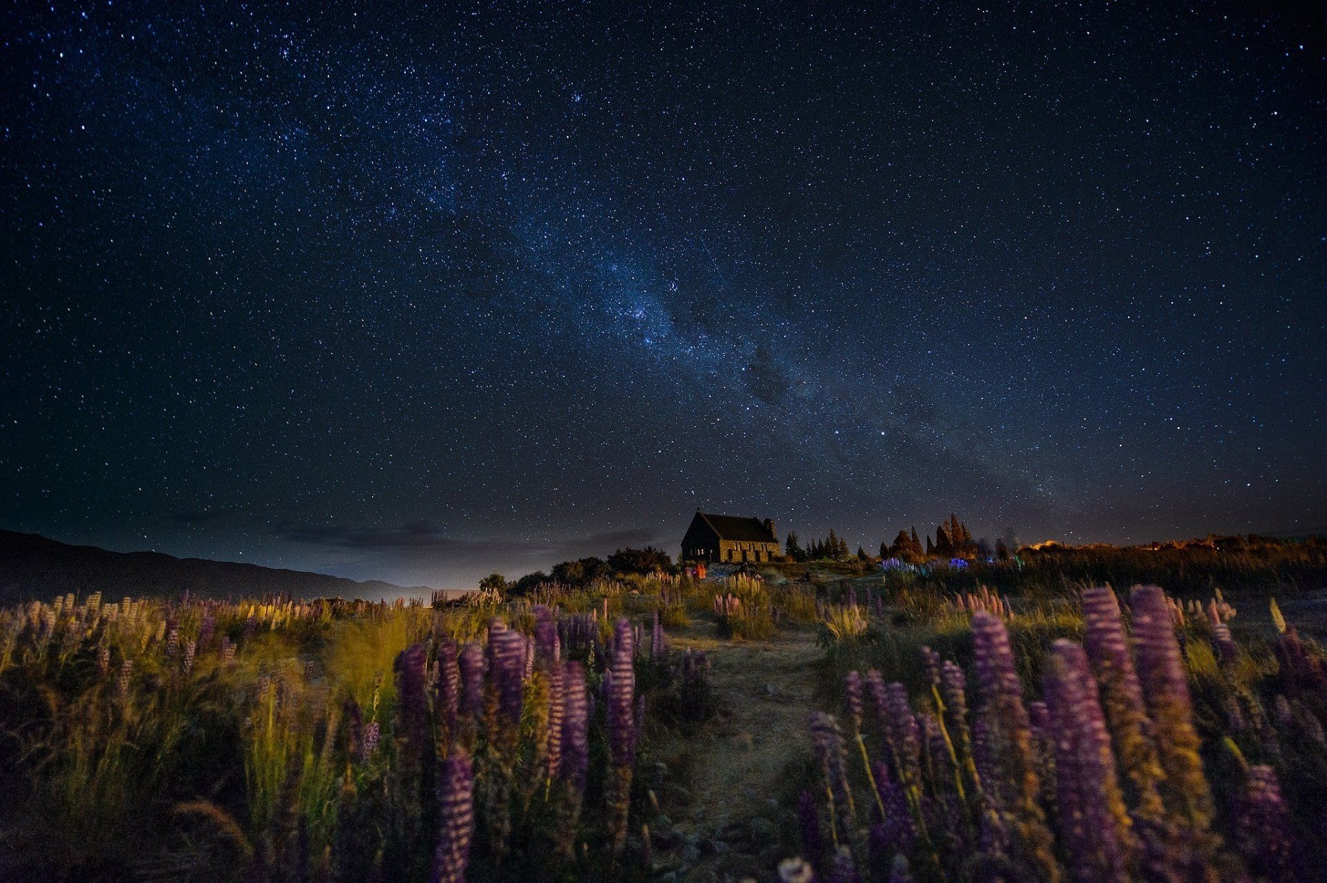 1920x1278 New Zealand Starry Night