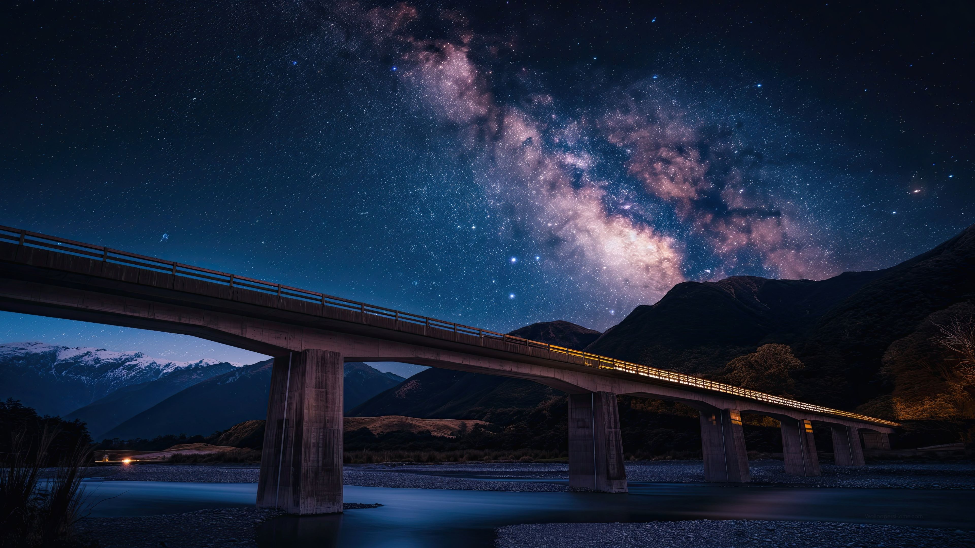 3840x2160 Night sky Wallpaper 4K view, Astrophotography