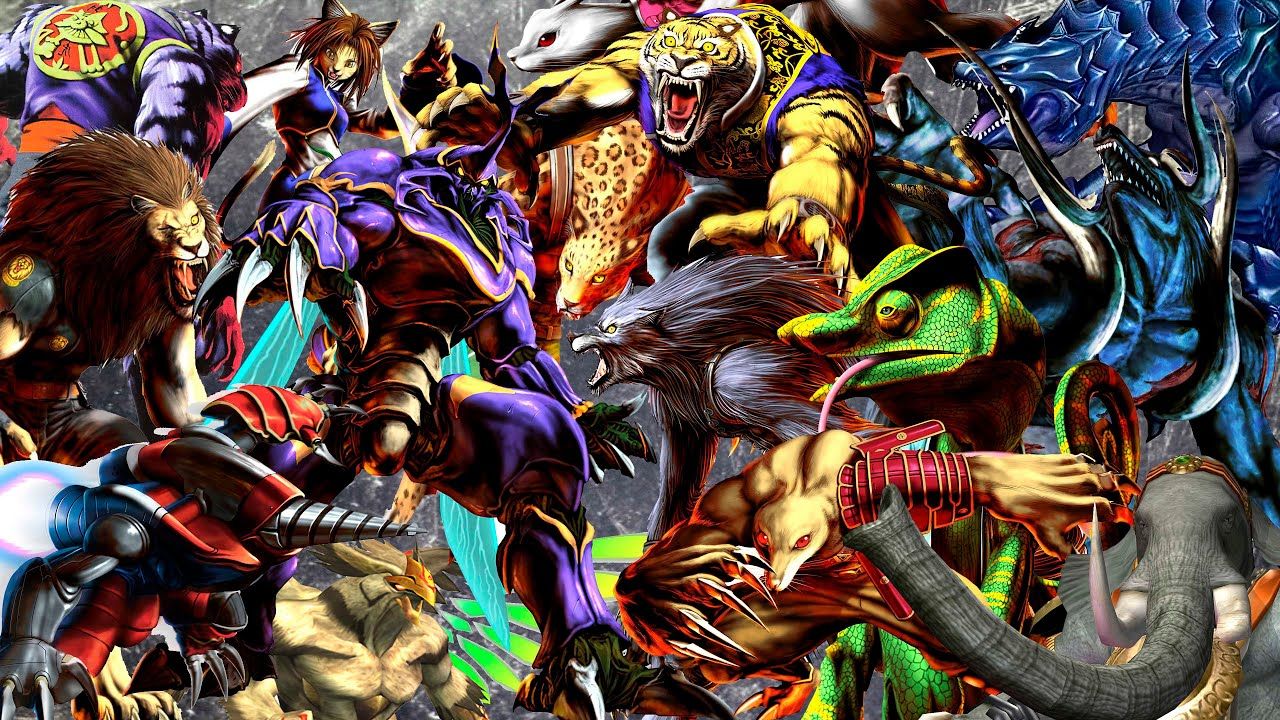 1280x720 BLOODY ROAR ALL BEAST DRIVES EVER BLOODY ROAR 2 BLOODY ROAR 3 BLOODY ROAR PRIMAL FURY BLOODY ROAR 4