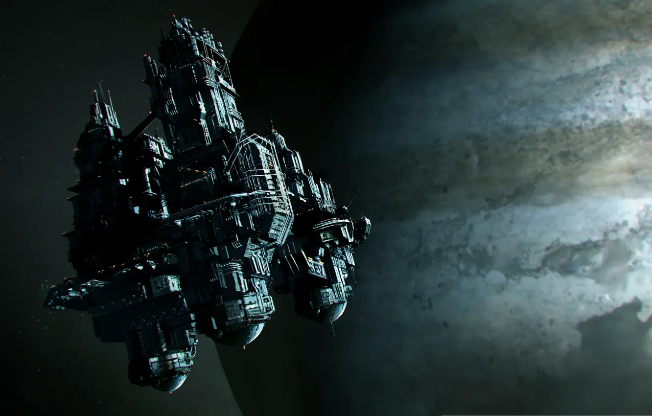 1332x850 Free space, planet 4K wallpaper for desktop and phone