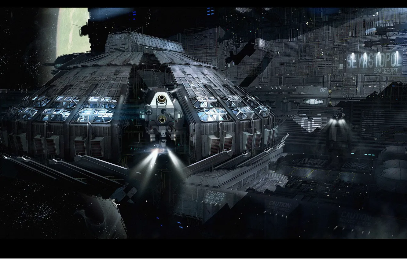 1332x850 Free spaceship Full HD wallpaper for desktop and phone