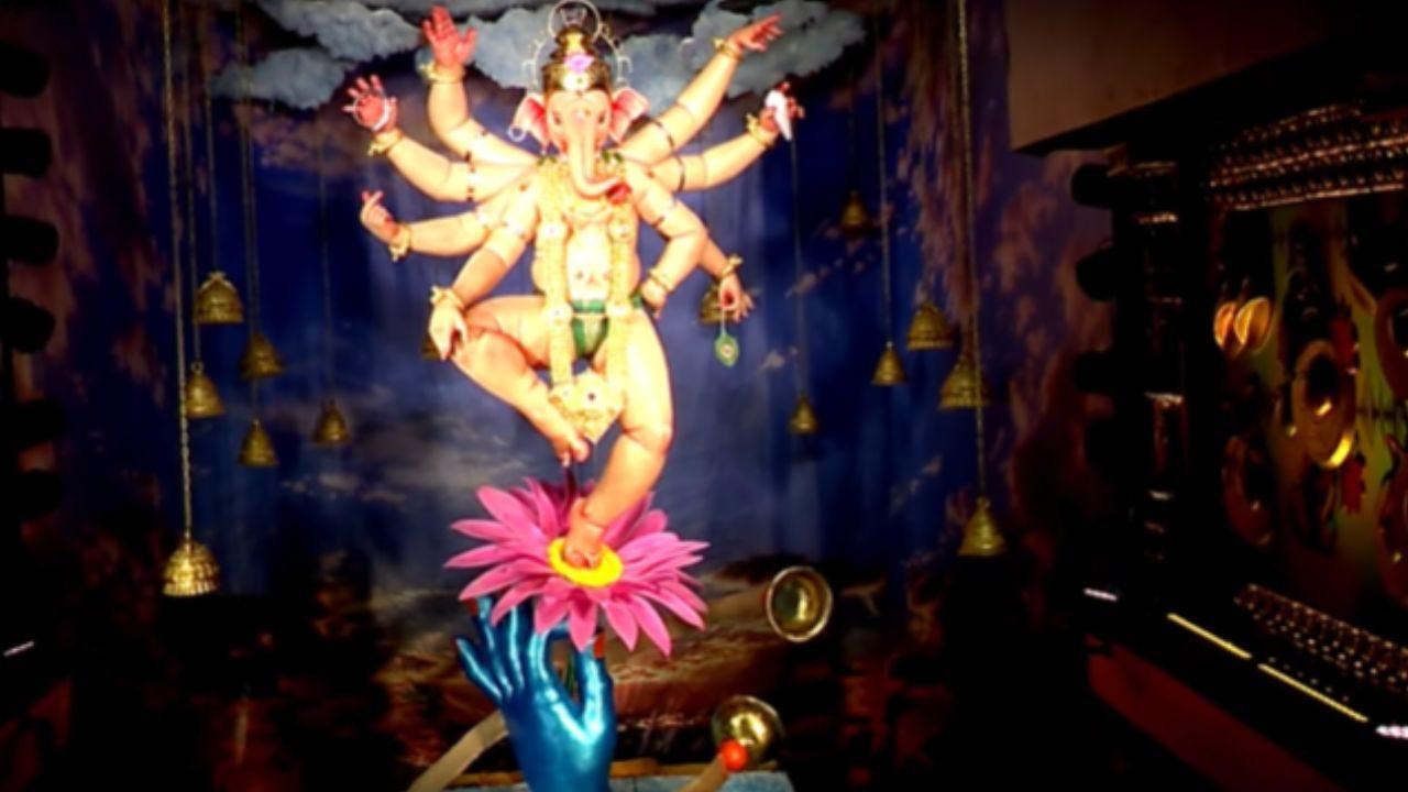 1280x720 IN PHOTOS. Ganeshotsav 2026: Mumbai Cha Raja first look unveiled in Lalbaug