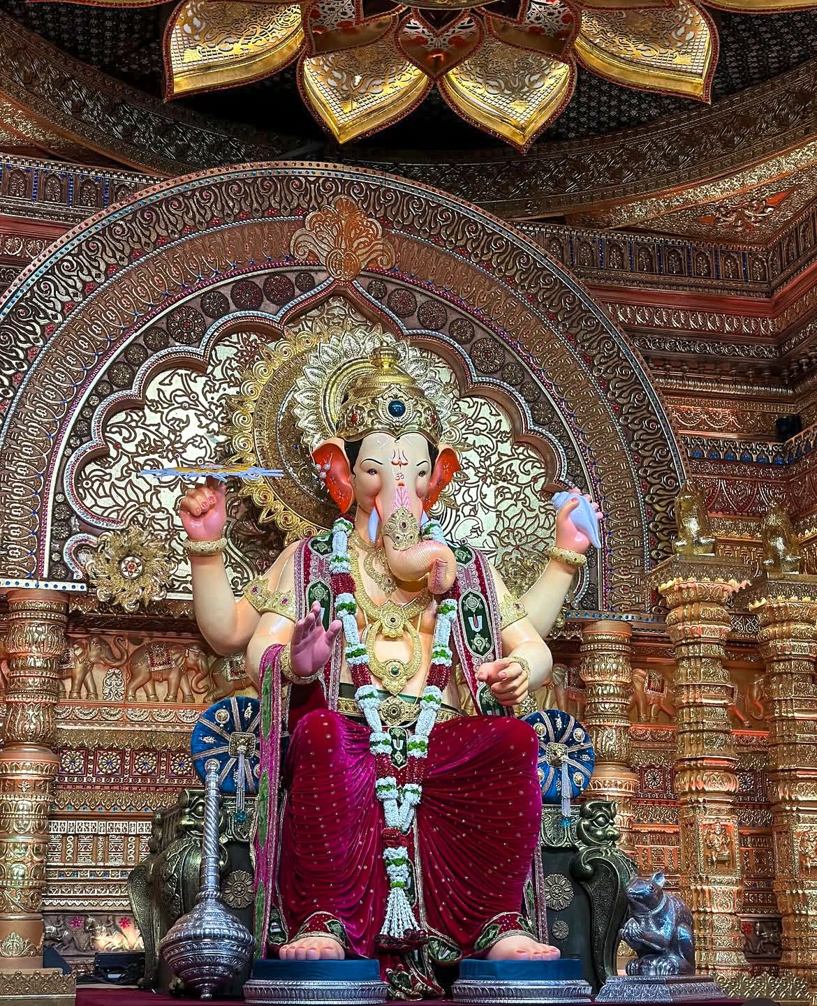 1170x1441 Lalbaug cha Raja the Pages of History. Ganeshotsav 2026 Adivarekar.. Diary of a Dancebee. Bollywood. Fashion