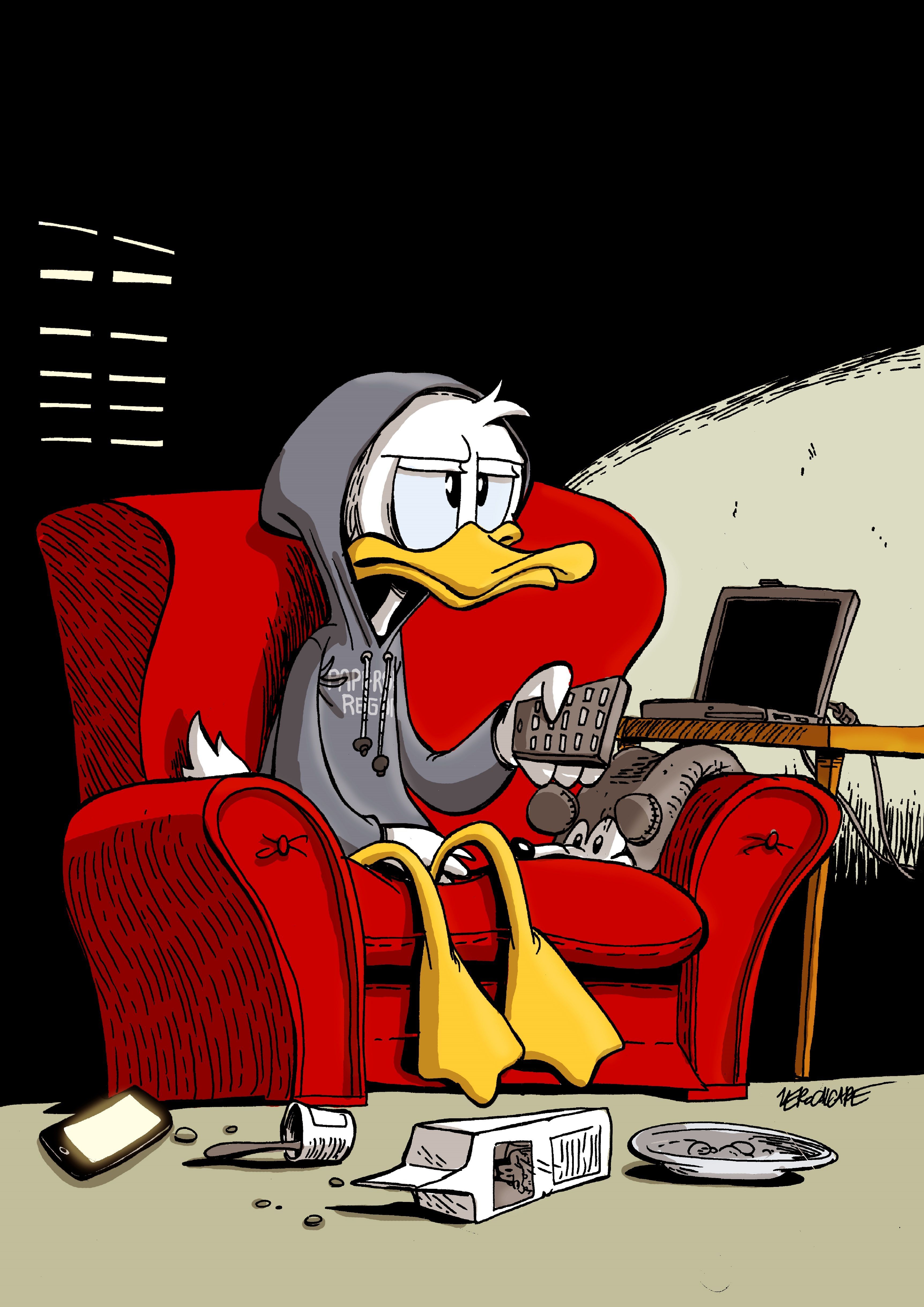 3448x4876 Donald Duck, work by, Zerocalcare