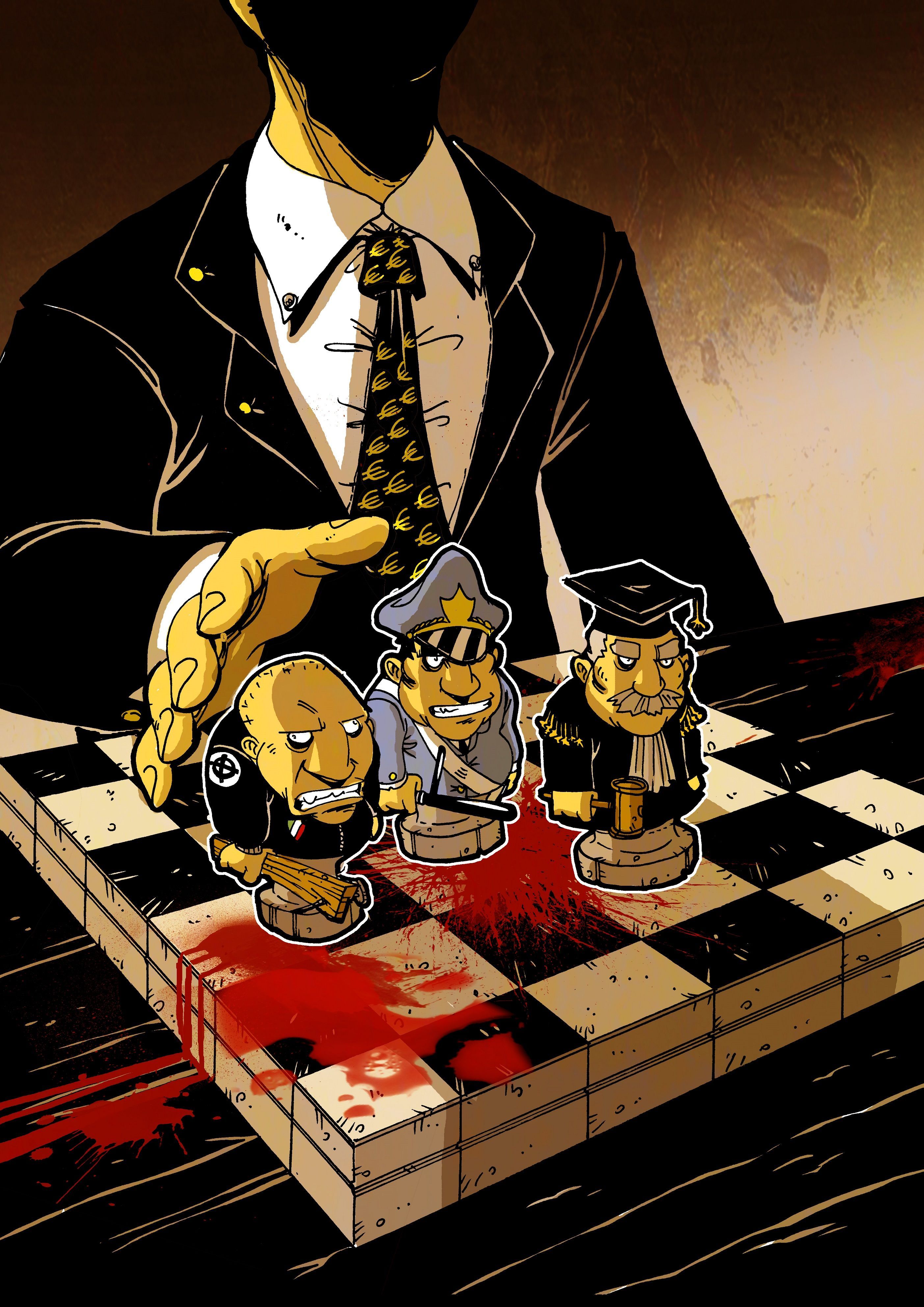 2807x3969 Illustration for Coll'Hardcore concert poster, work by, Zerocalcare