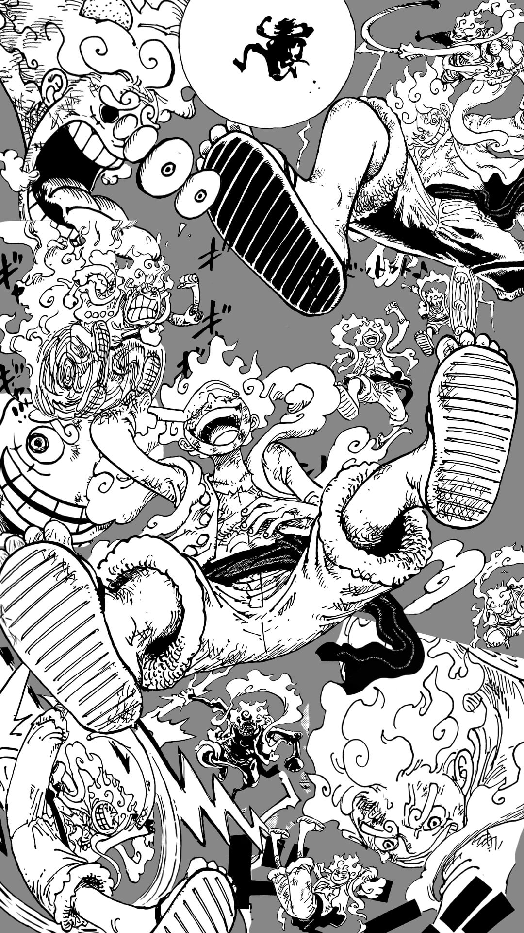 1080x1920 Chapter 1044 48 Spoilers) I Made A Luffy Collage Wallpaper(1080x1920) Hope U Guys Like :)