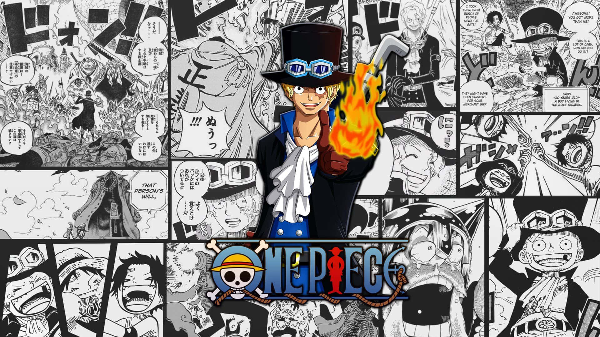 1920x1080 Download One Piece Manga Crew Adventure at Sea Wallpaper