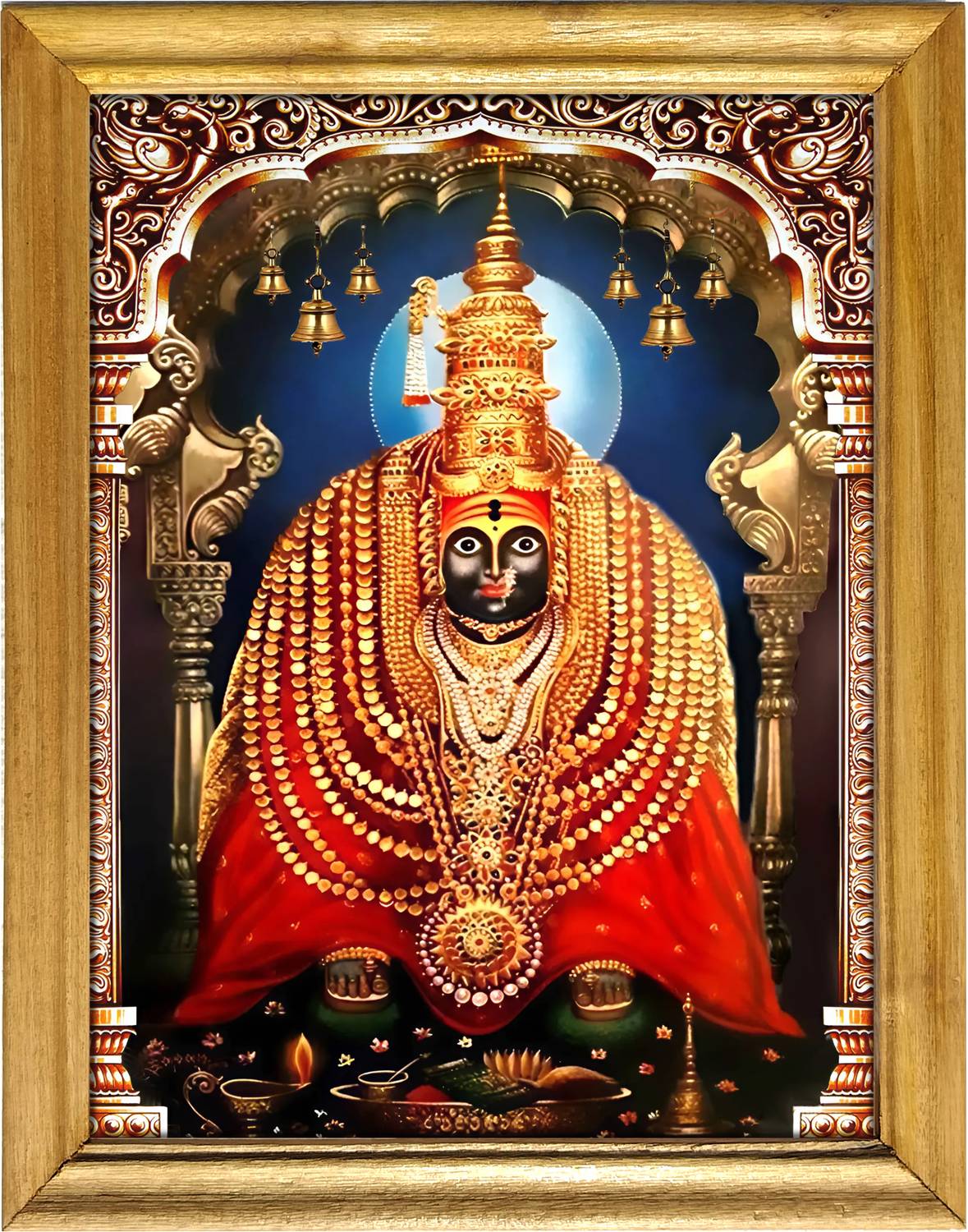 1179x1500 EMPEROR ART GALLERY Lord Tulja Bhavani Tuljapur Digital Re Print With Wooden Frame Religious Frame Price In India EMPEROR ART GALLERY Lord Tulja Bhavani Tuljapur Digital Re Print With Wooden Frame Religious