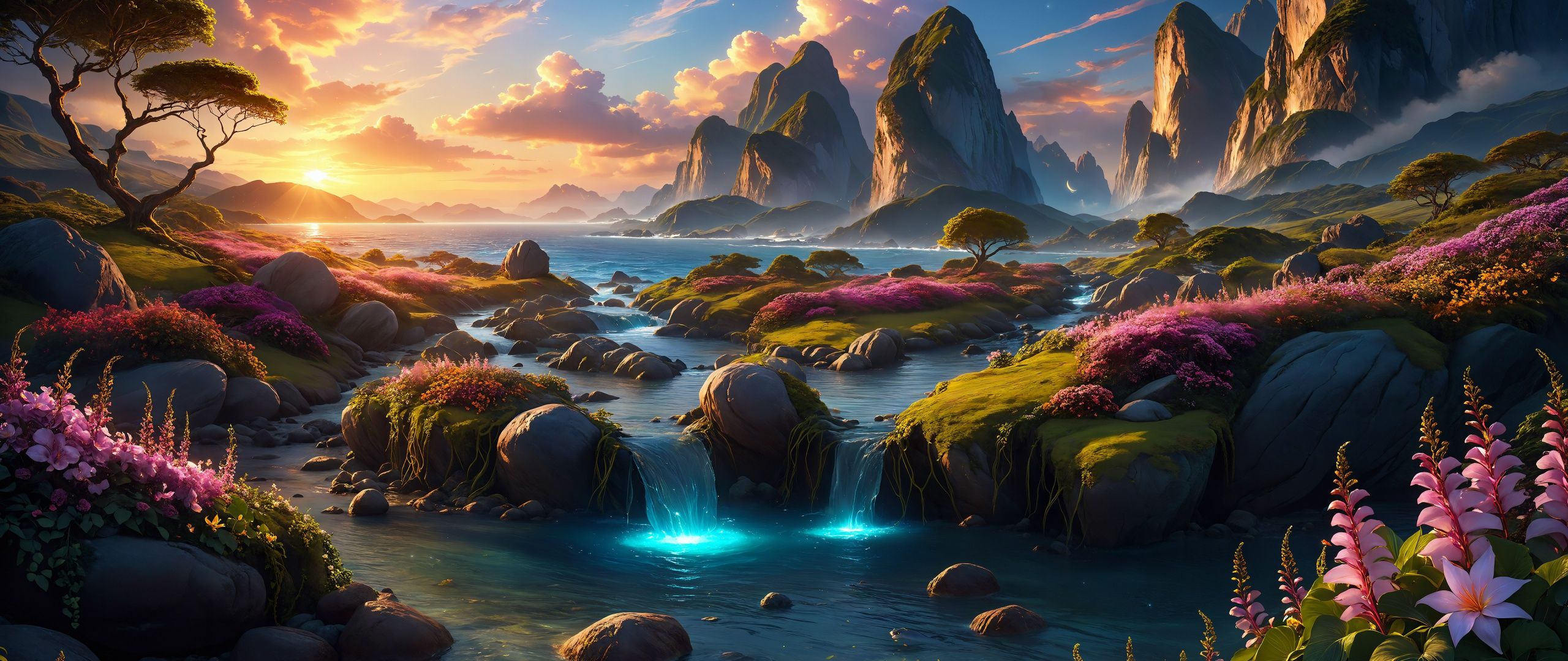 2560x1080 Dreamlike Wallpaper 4K, Outdoor, Landscape, Surrealism