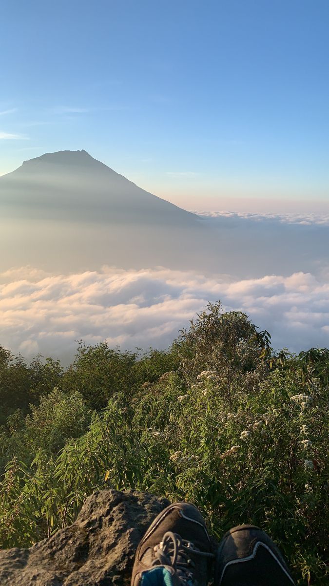 675x1200 Hiking Shoes in Nature. Indonesia mountain travel, Mount rinjani wallpaper, Rinjani mountain wallpaper