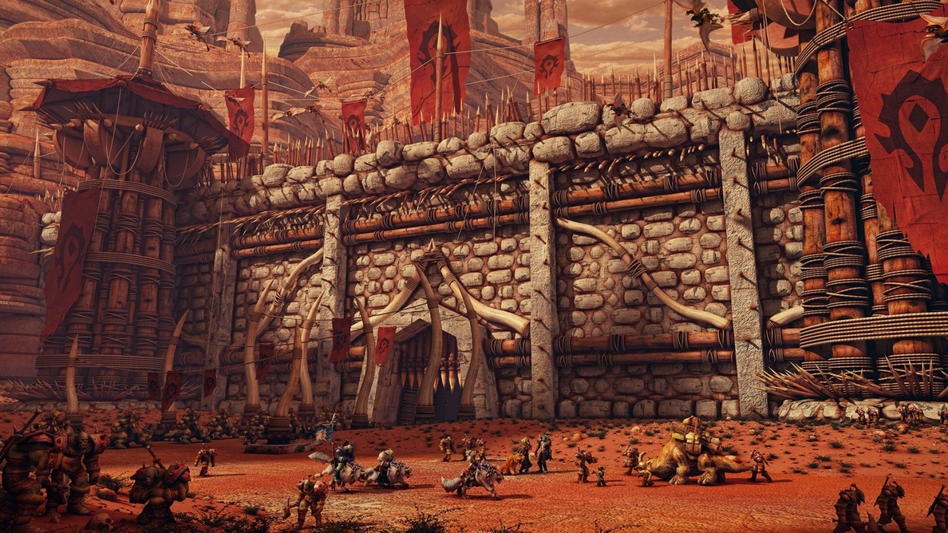 1920x1080 Horde Symbol Wallpaper
