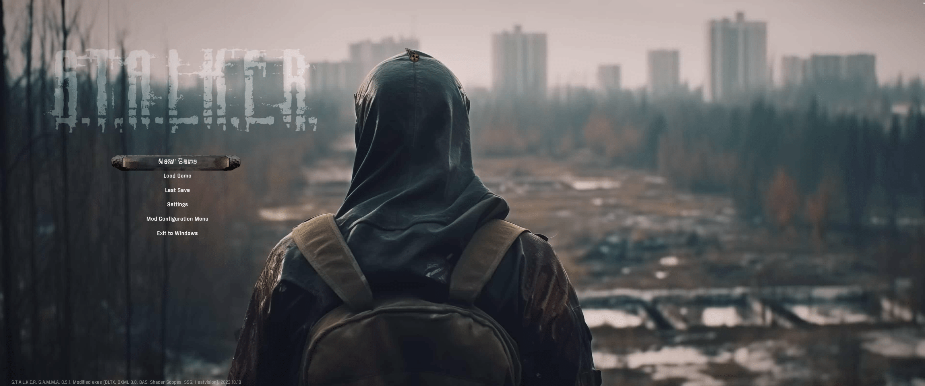 3222x1344 Zaper Animated Main Menu 2.2 for 16:9 2K addon.T.A.L.K.E.R. Anomaly mod for S.T.A.L.K.E.R.: Call of Pripyat