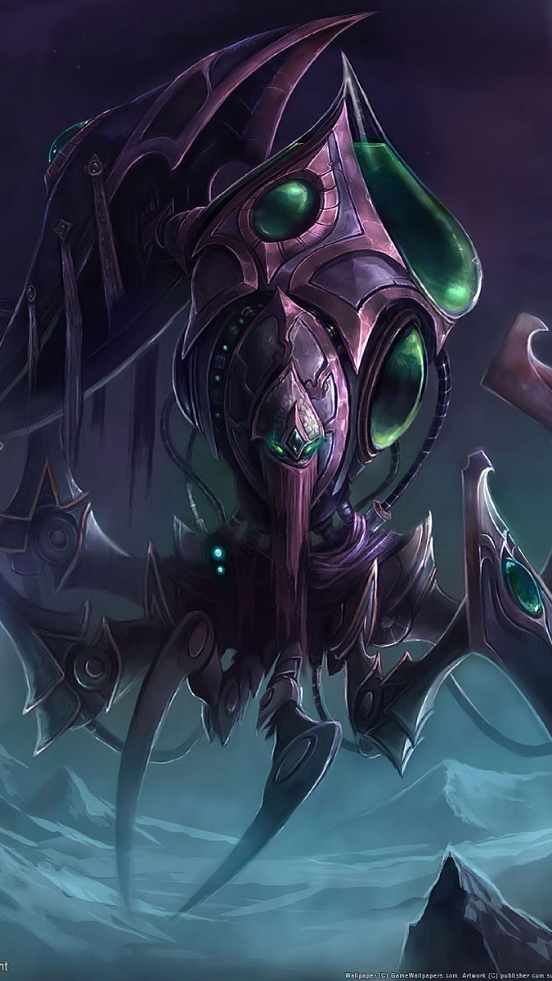 1080x1920 Starcraft Zerg Phone Wallpaper