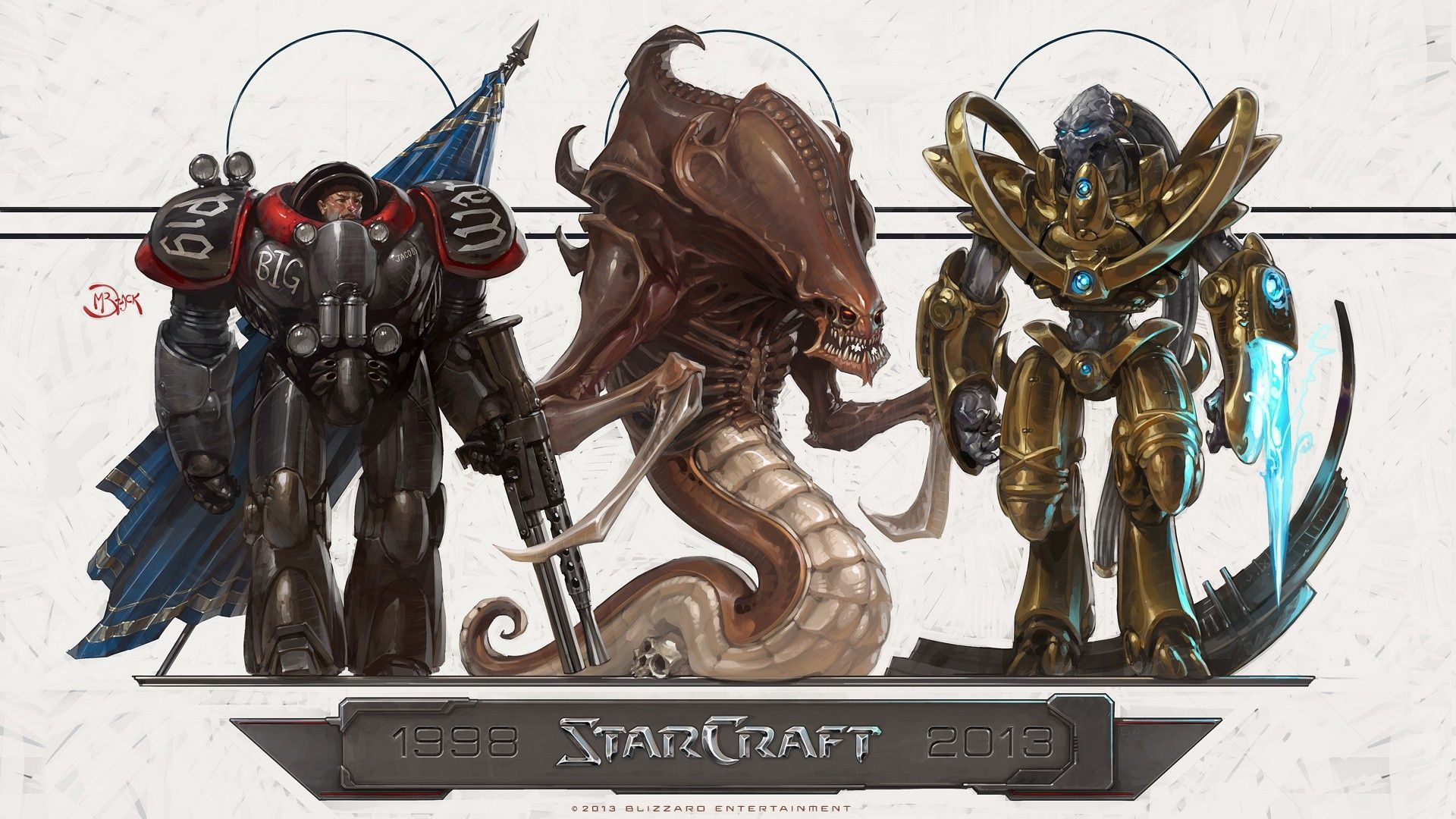 1920x1080 Free art, starcraft Full HD wallpaper for desktop and phone
