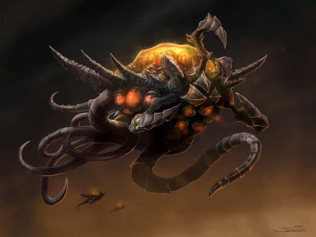 1024x768 StarCraft II Corruptor / Good