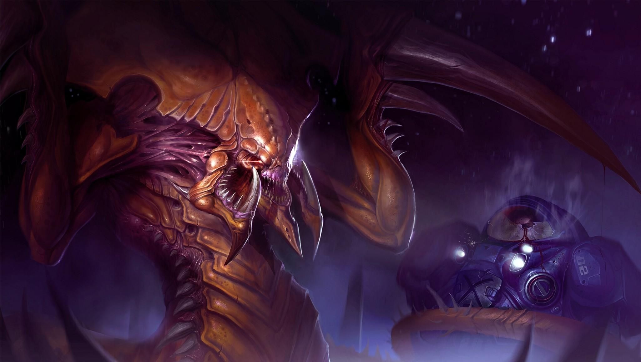 2050x1160 Zerg Wallpaper Free High Quality Background