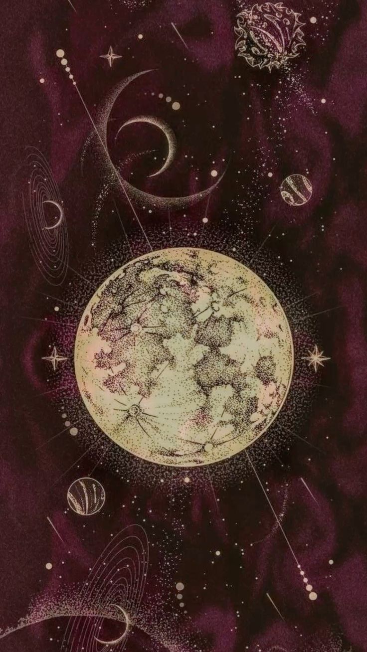736x1308 Whimsical goth wallpaper iphone. Whimsigoth prints, Vintage moon background, Aesthetic wallpaper