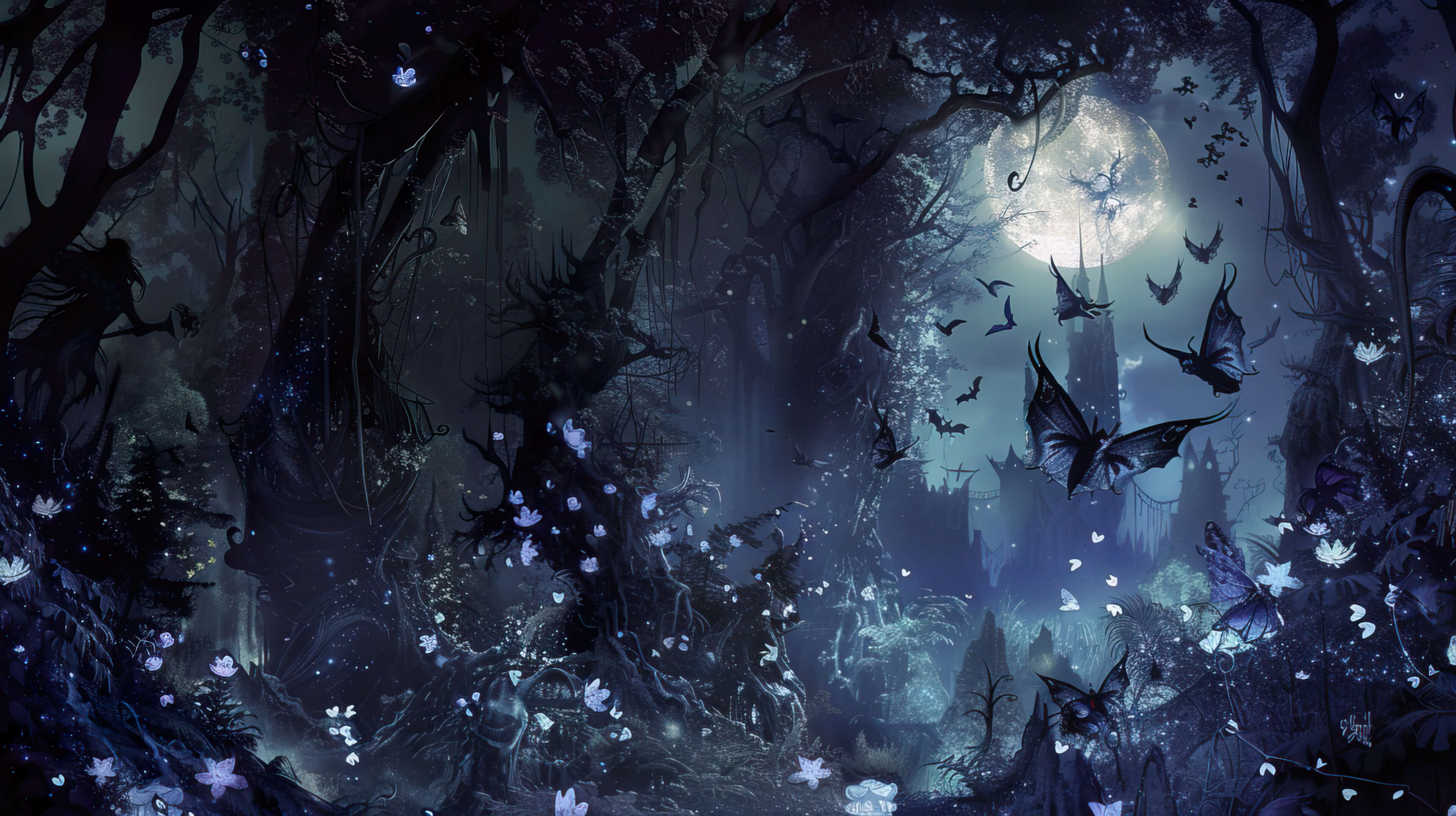 3840x2152 Whimsy Goth Wallpaper