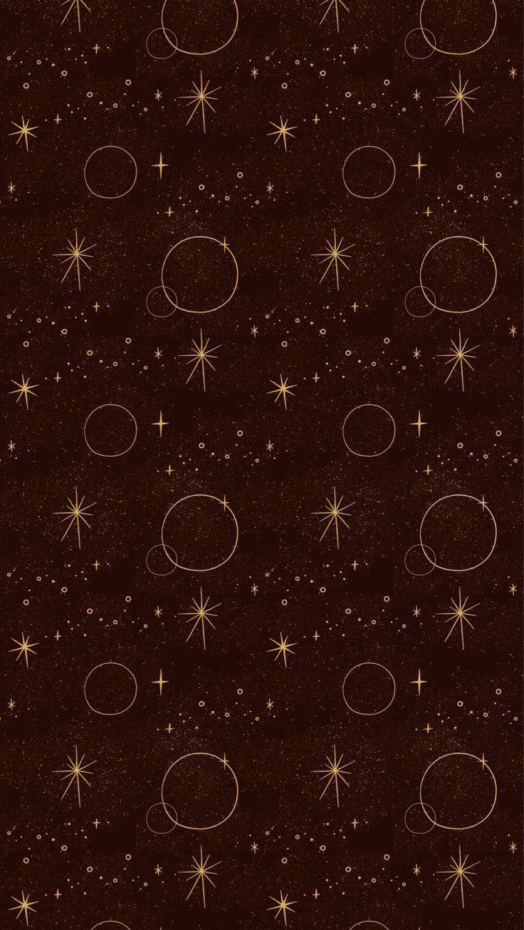 736x1307 Edgy Retro Wallpaper with Gold Stars and Circles. Whimsigoth screensaver, Phone wallpaper whimsigoth, Whimsy goth