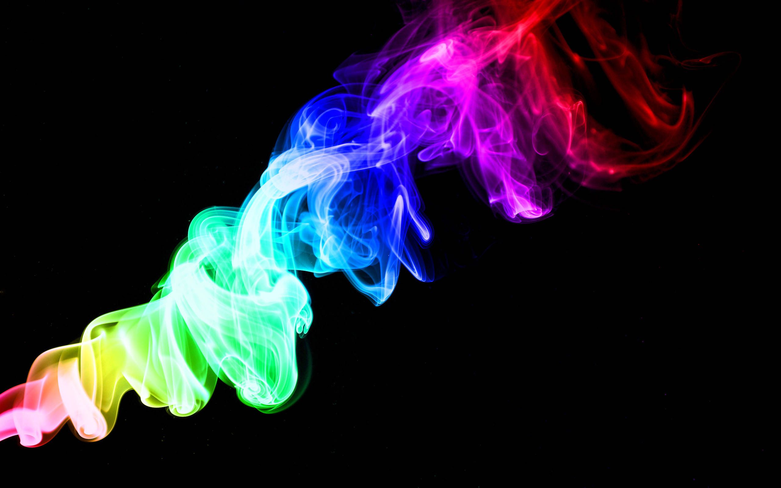 2560x1600 Download Funky Smoke Ring Wallpaper
