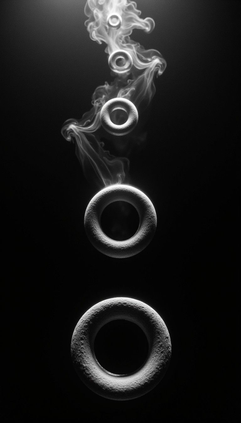 768x1344 Download Ethereal Smoke Ring Image, Ring, Circular