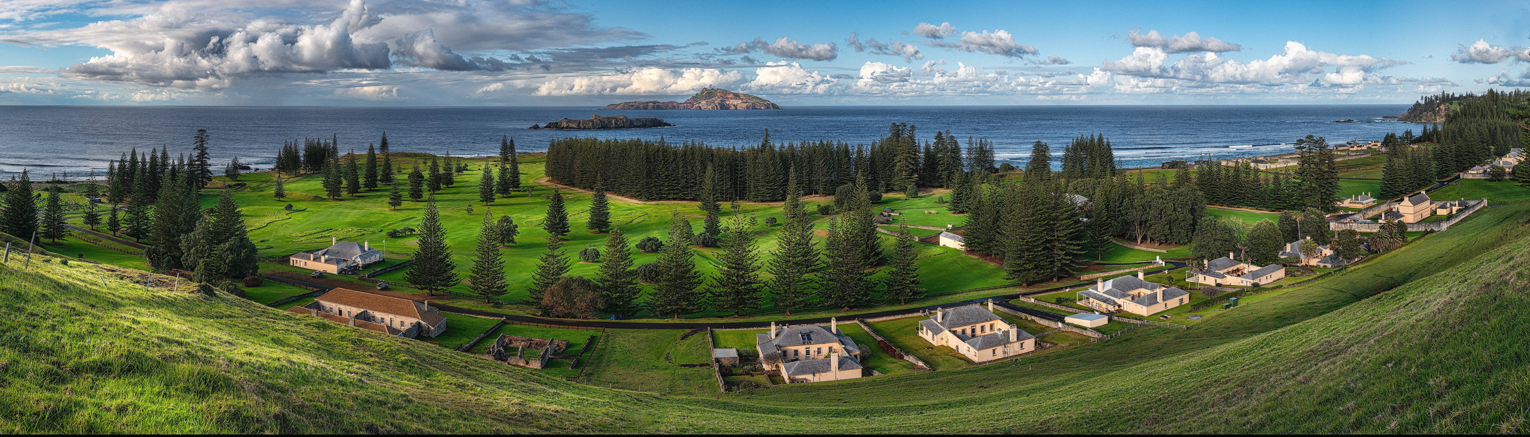 5000x1429 Norfolk Island Wallpaper