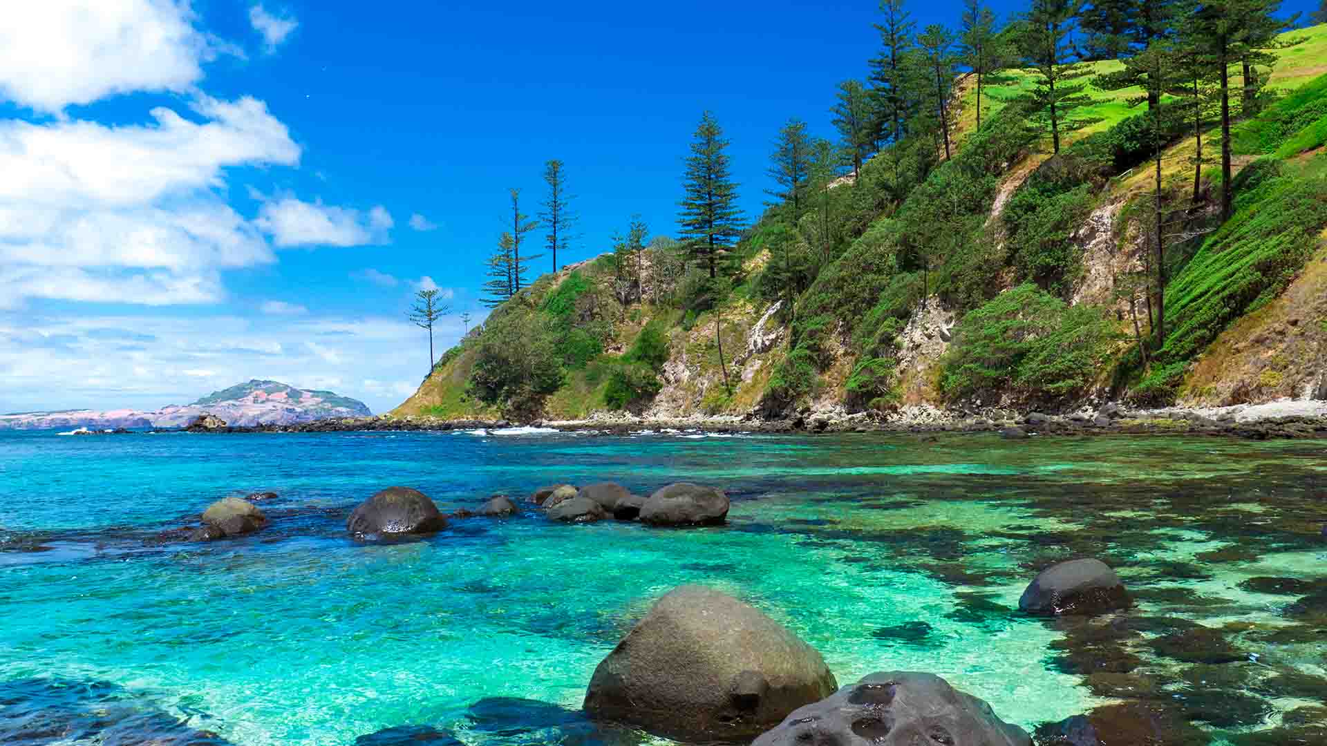 1920x1080 Norfolk Island Wallpaper
