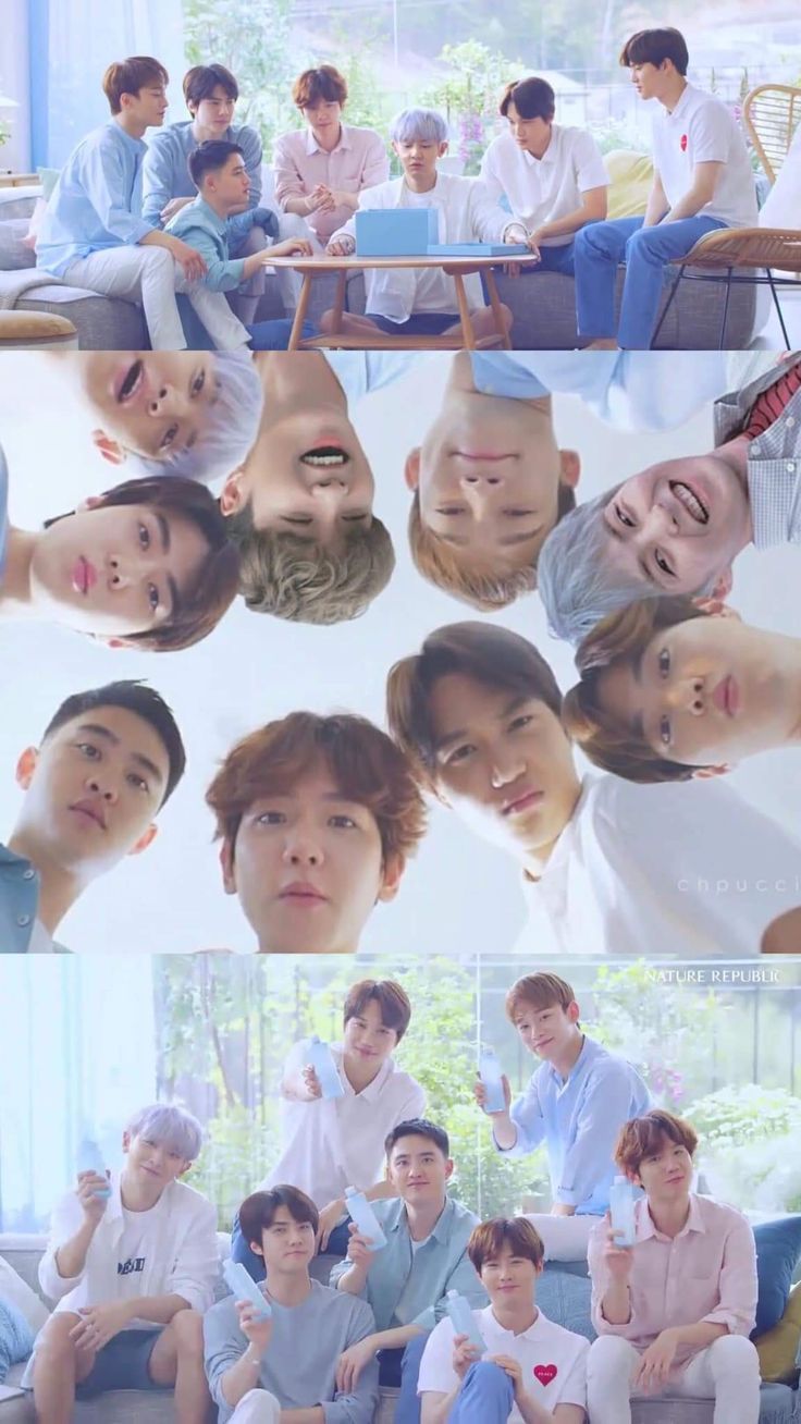 736x1308 Exo all members. Exo group photo wallpaper, Exo ot Exo we are one