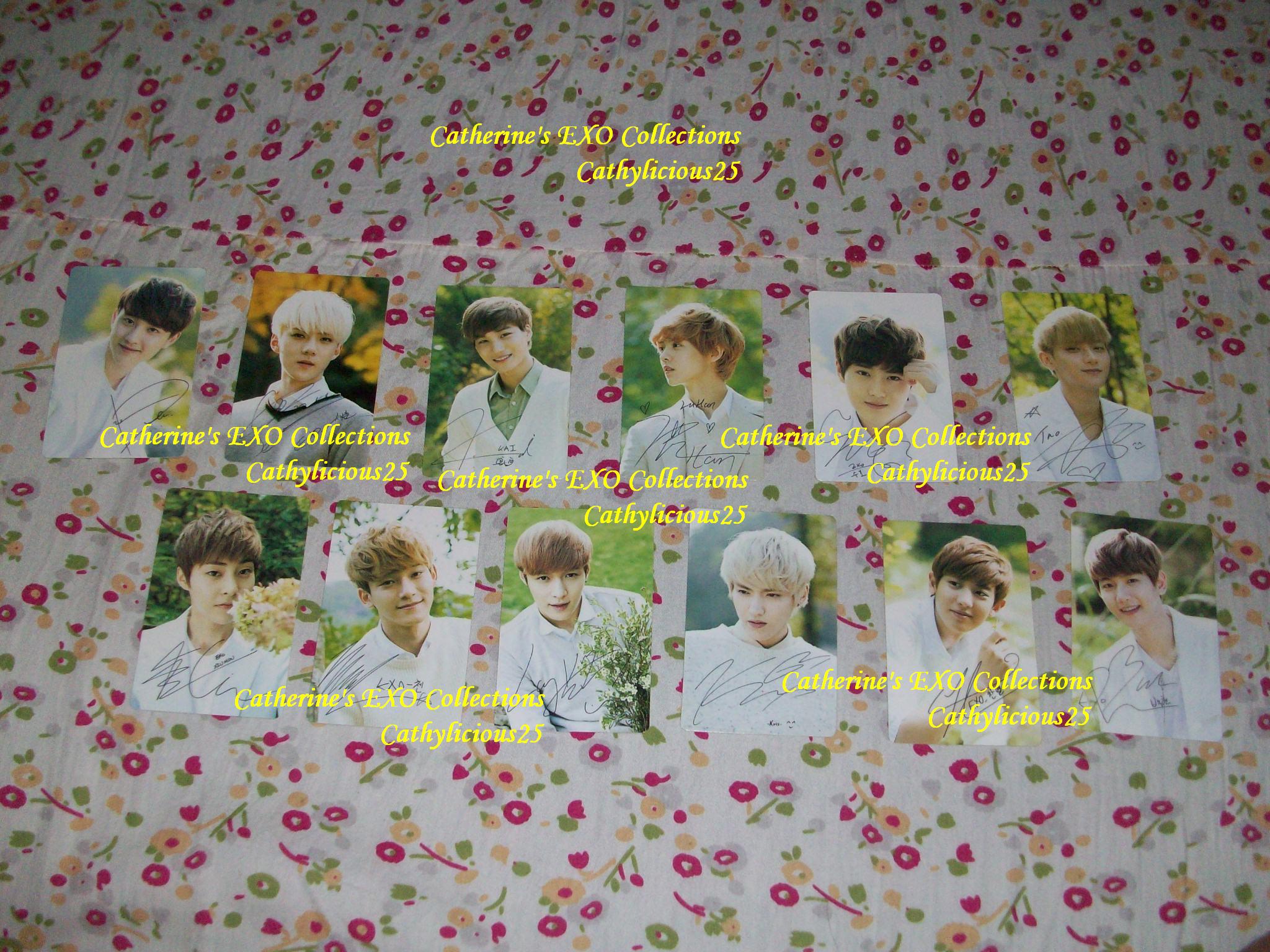 2048x1536 My Nature Republic Version 1 Photocards. MY EXO COLLECTIONS