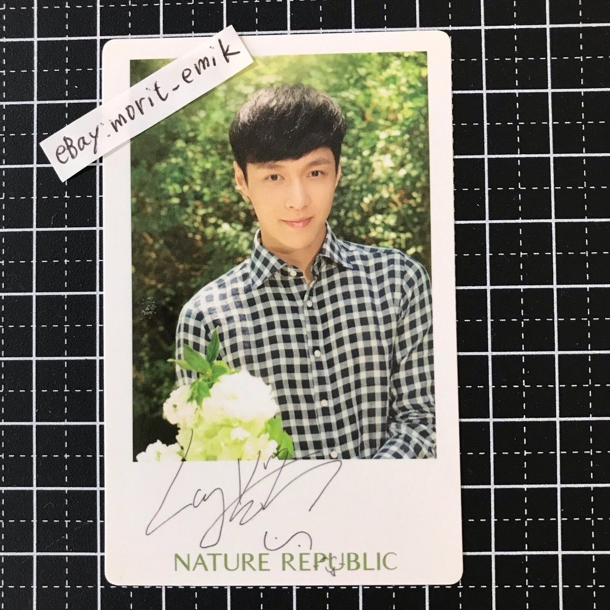 1200x1200 LAY NATURE REPUBLIC EXO collaboration photo card official photocard RARE PC A