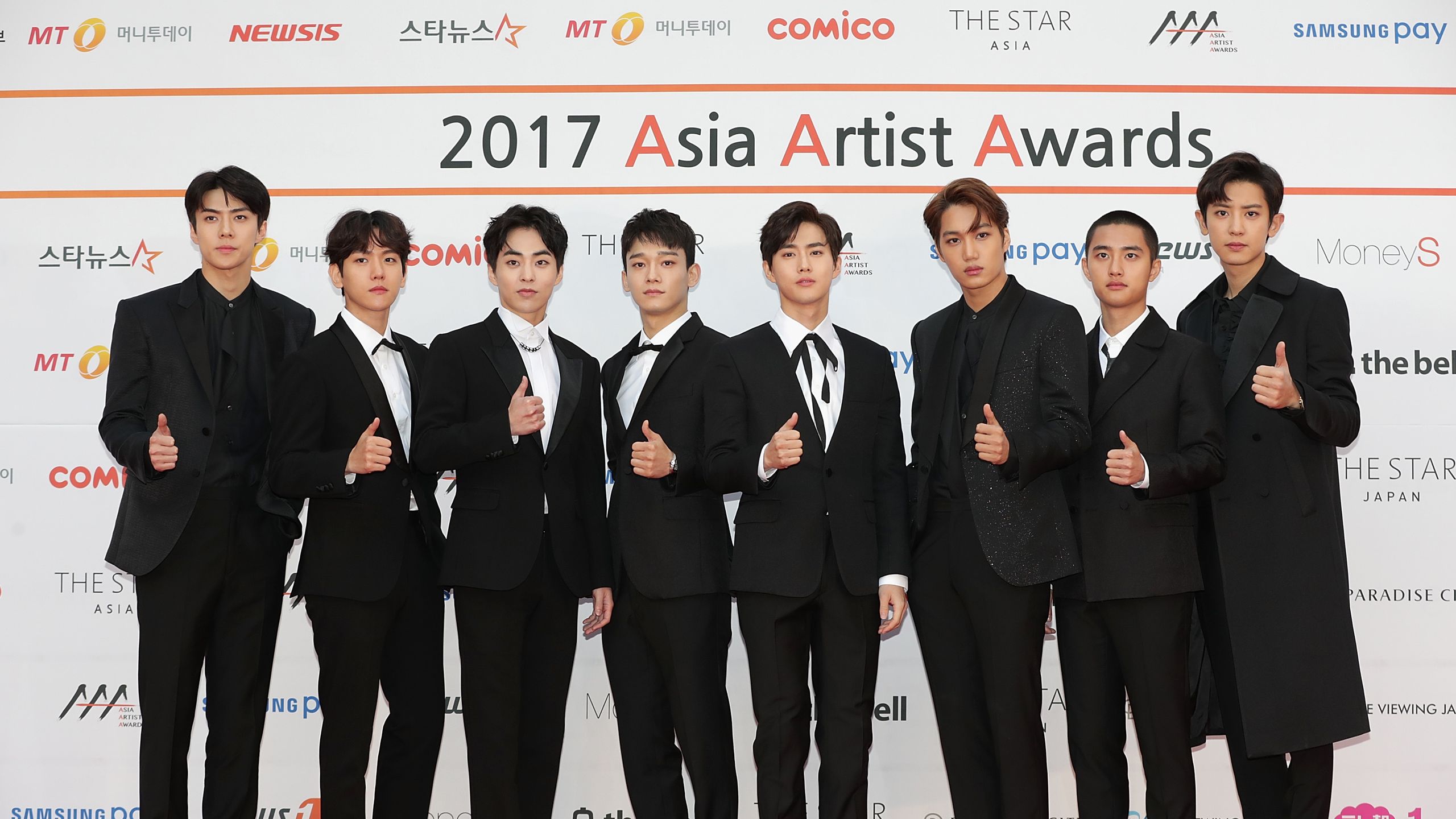 2560x1440 K Pop Group EXO Launches Hair Masks And Color Treatments