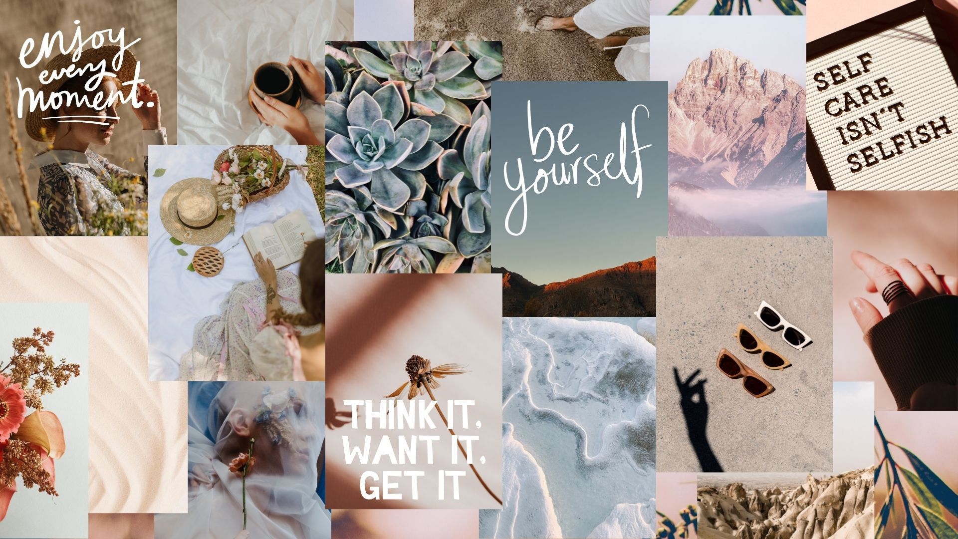 1920x1080 Motivational Collage Wallpaper