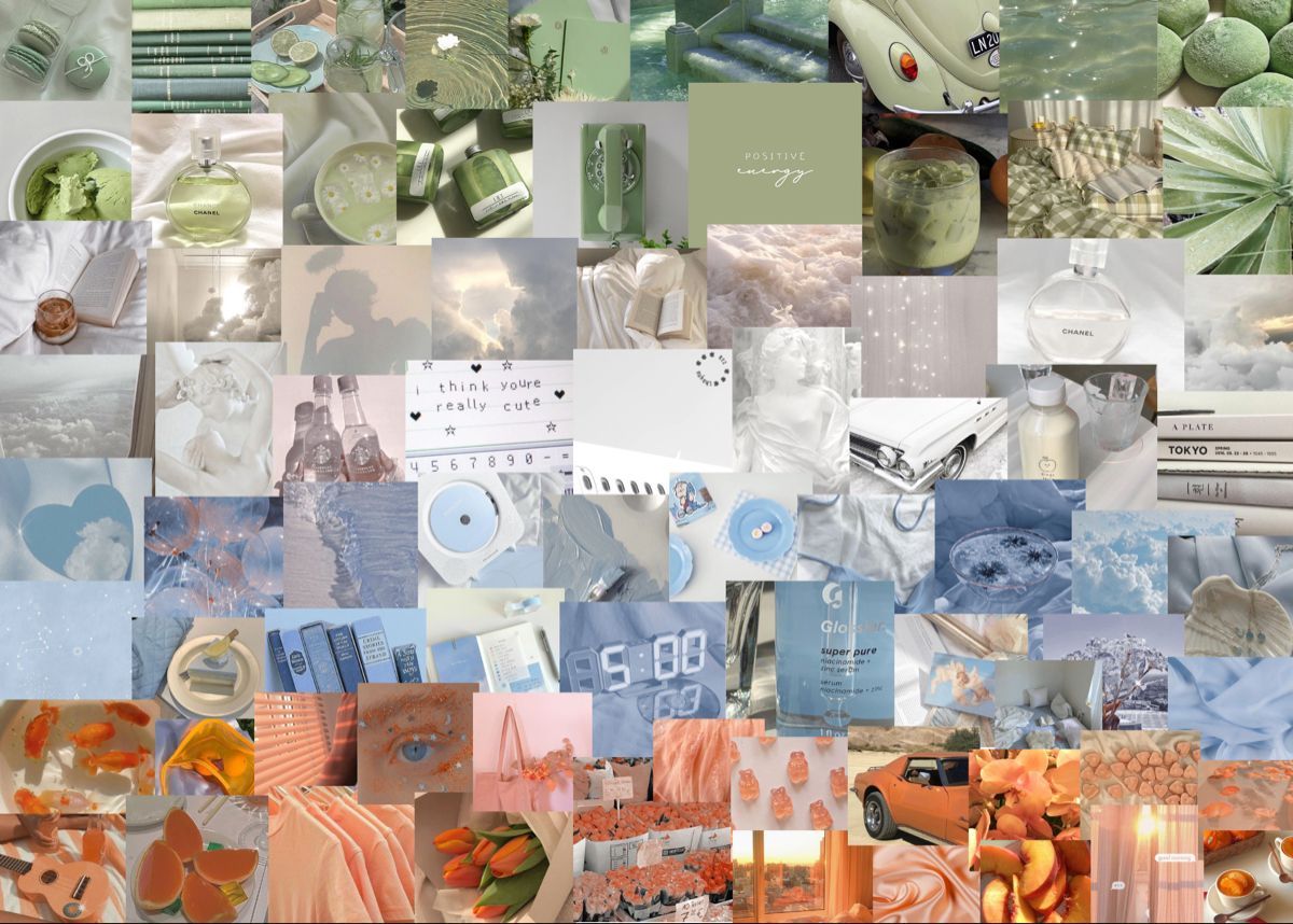 1200x858 Desktop Spring Aesthetic Collage Wallpaper