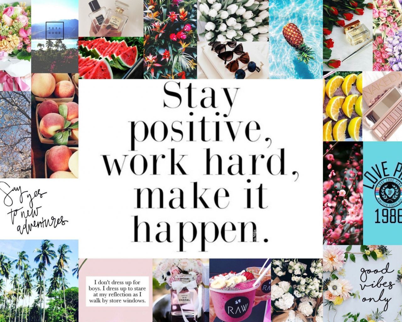 1280x1024 Summer Collages Desktop Wallpaper