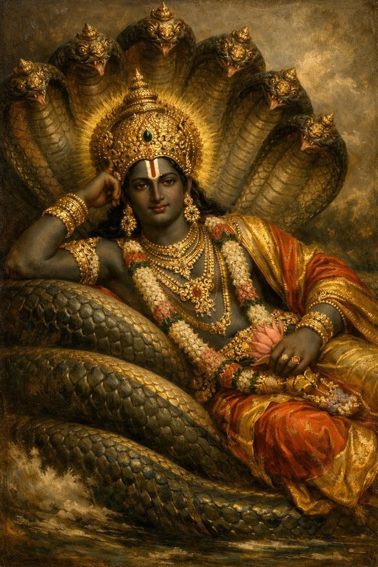 736x1104 Vishnu Bhagwan