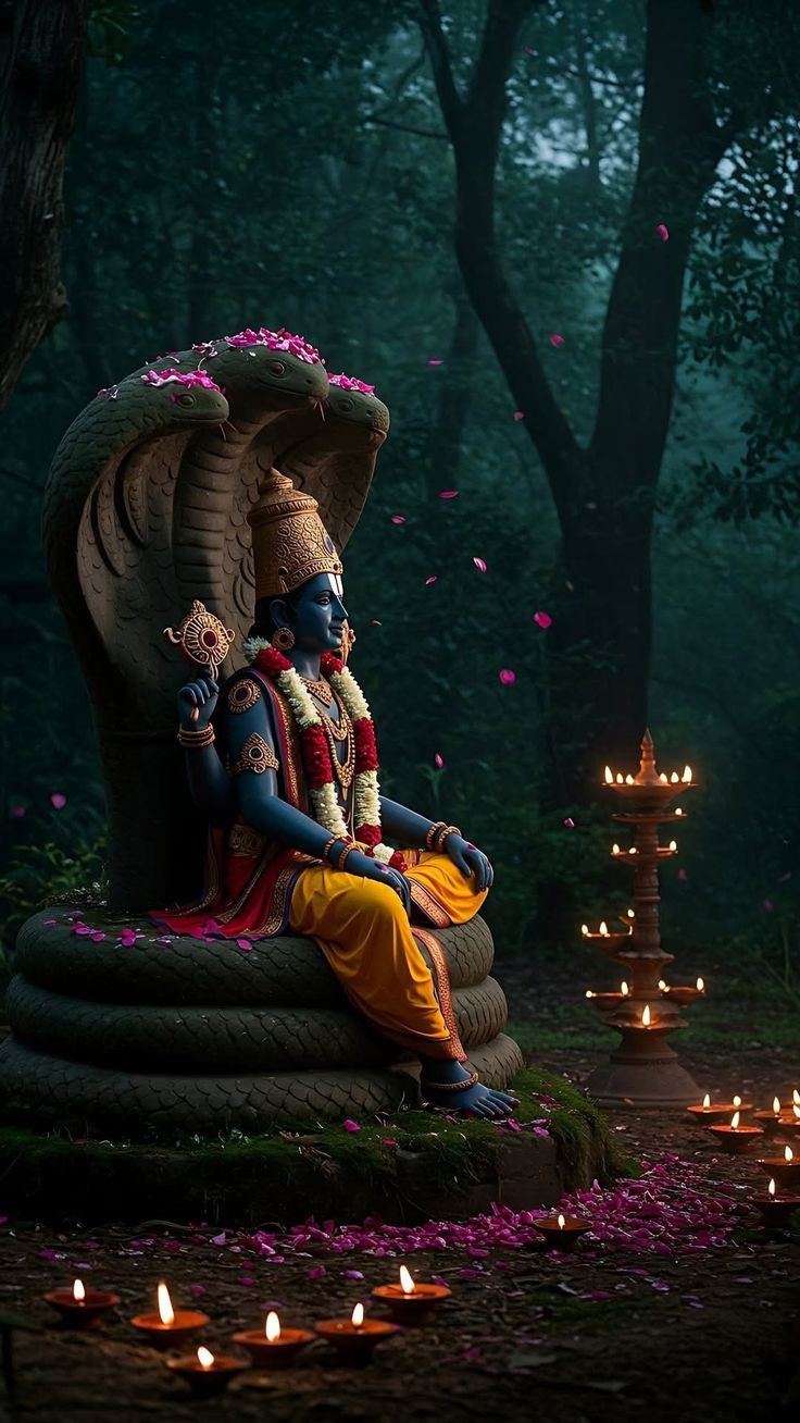 736x1308 Aesthetic god photography. Indian lord wallpaper, Vishnu image hd, Lord vishnu wallpaper 4k
