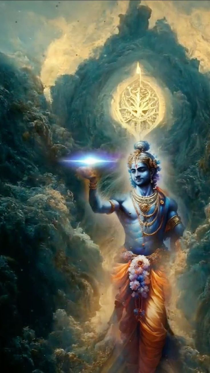 736x1308 Krishna universe wallpaper. Wallpaper of god krishna, Shree vishnu wallpaper, Hindu gods