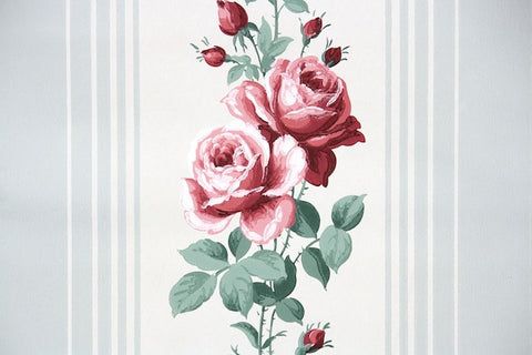 480x320 1950s Floral Vintage Wallpaper