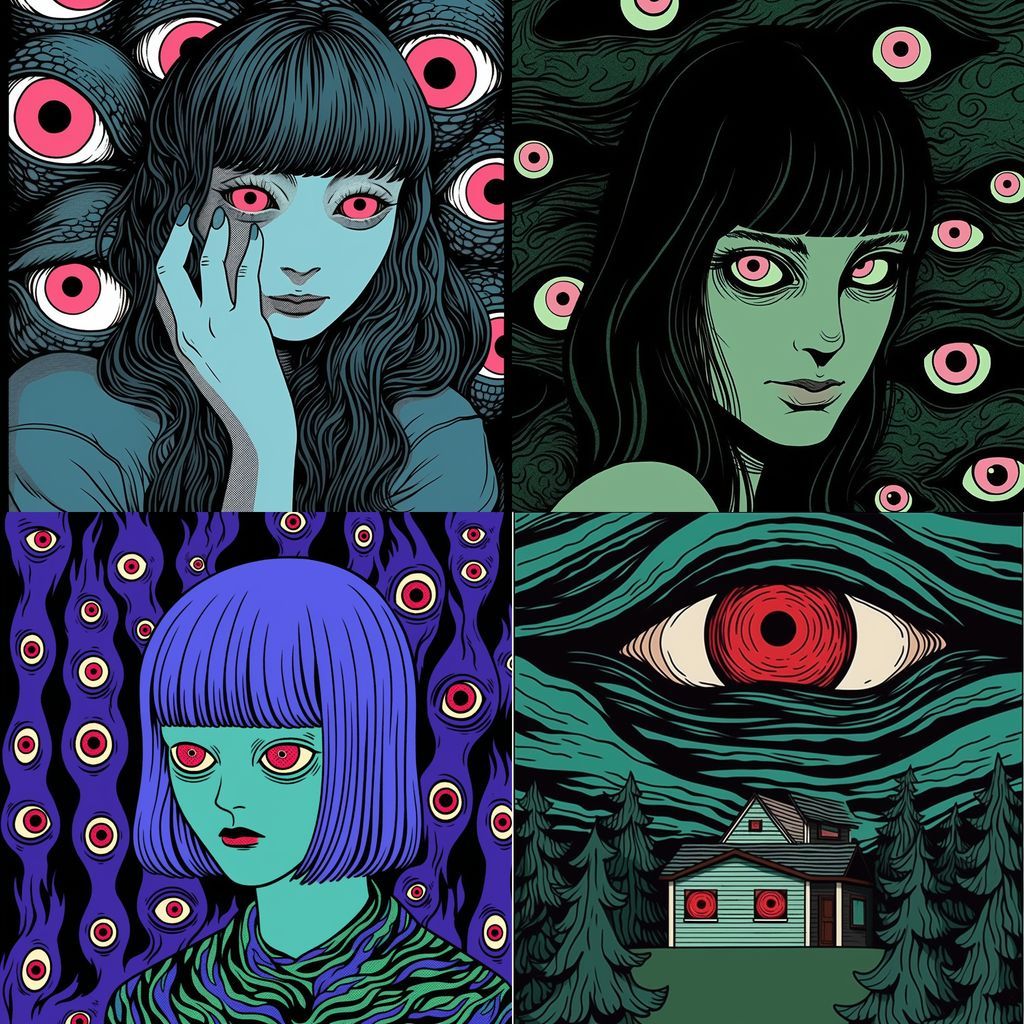 1024x1024 Charles Burns Prompt Style for Midjourney & Stable Diffusion • Style Reference
